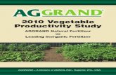 2010 Vegetable Productivity Study