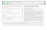 ES Parent Bulletin Vol#15 2013 Apr 12