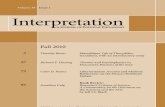 Interpretation, Vol 38-1