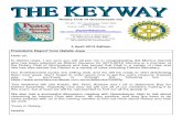 The Keyway - 3 April 2013 Edition - weekly newsletter of the Rotary Club of Queanbeyan