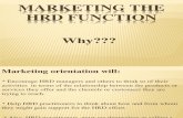 Marketing the HRD Function