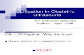 08 Litigation in Obstetric Ultrasound