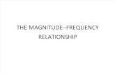 THE MAGNITUDE–FREQUENCY RELATIONSHIP.pptx