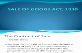 7.Sale of Goods Act