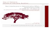 Oakland City Auditor Interference Report, March 2013