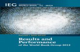 Results and Performance of the World Bank Group 2012