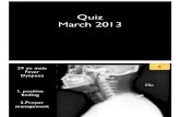 Quiz&short review for Emergency medicine residents