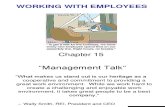 Working With Employees - Chapter 15