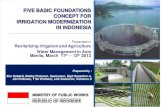 AWW2013: Five Basic Foundations Concept for Irrigation Modernization in Indonesia