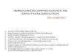 Immunosuppressives in Ophthalmology