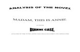 Analysis of the Novel Madam This is Annie by Nada Sillo Balohho