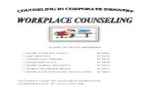 Counseling in Corporate Industry-Workplace