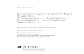 Thesis-Emulsions of Heavy Crude Oil