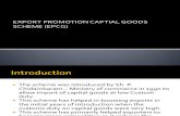 Export Promotion Capital Goods Scheme Presentation