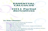 Ch11 Partial Derivatives