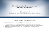 9. Electronic Commerce Software
