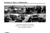Bushido Martial Arts Purple Belt Manual by Bushido Martial Arts