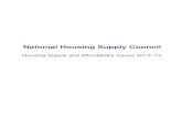 NHSC - Housing Supply & Affordability Issues (March 2013)