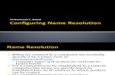 Lesson 5: Configuring Name Resolution