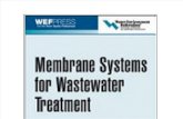 Membrane Systems for Wastewater Treatment.