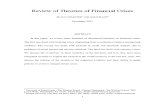 Review of Theories of Financial Crises