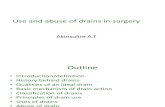 20325501 Use and Abuse of Drains in Surgery1