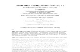 Australian Treaty Series 1954 No 17