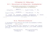 Chapter 9: Alkynes, from Carey Organic Chemsitry