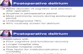 Postoperatory Delirium