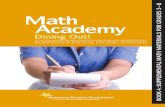 Math Academy Dining Out