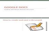 Klarizza Reotutar How to Create Google Docs