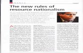 Petroleum Review: The New Rules of Resource Nationalism