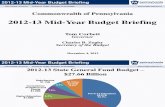 Mid-Year Budget Briefing PA