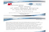 cost of hpc based science