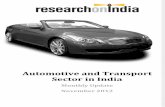 Automotive and Transport Sector in India November 2012