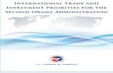 US Chamber's International Trade and Investment Priorities for 2nd Obama Administration