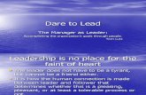 Dare to Lead - Tom Lutz