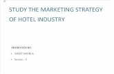 STUDY THE MARKETING STRATEGY OF HOTEL INDUSTRY
