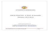 Handbook 1 b.tech Ece III Sem Quantity 180