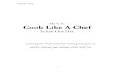How to cook like a chef for beginners
