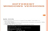 Comparison of Different Windows