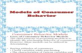 Economic  Model of Consumer behavior