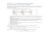 Tema 17. Regulación ácido-base