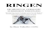 Ringen, or Mideival Germanic Submission Wrestling- Hanz Talhoffer