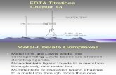 EDTA Titrations Analytical Chem II