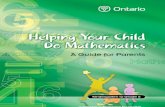 Helping your child doing mathematics parentGuide