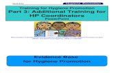 Training for Hygiene Promotion. Part 3: Additional Training for HP Coordinators