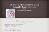 Acute Thrombotic Limb Ischemia