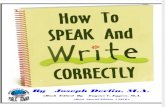 Ebook_how to Speak and Write Correctly