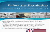 American Revolution Content - Class Notes